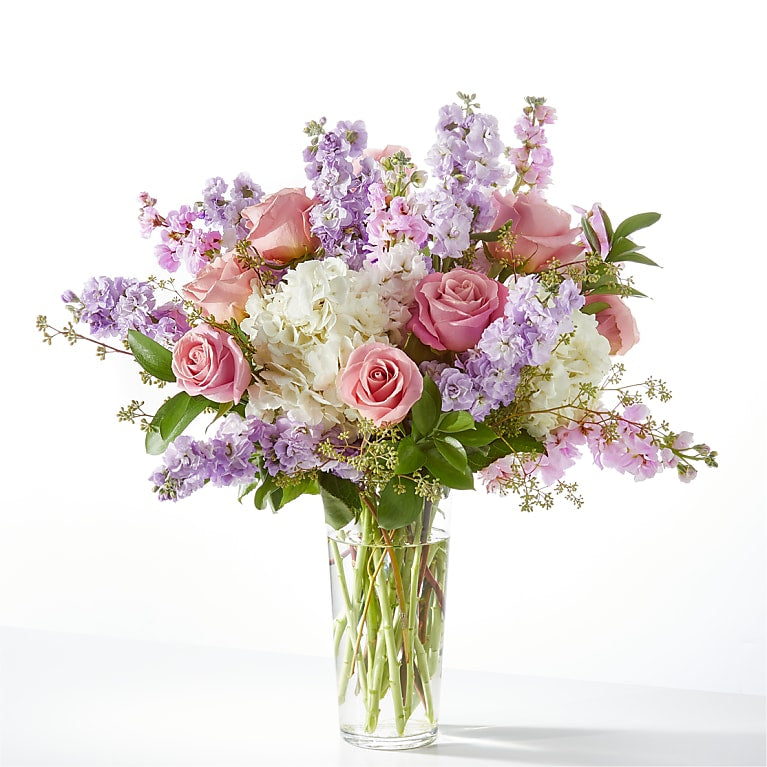 Blushing Blooms Mothers Day Bouquet
